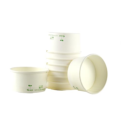 PZ 250 Coppette in carta colore bianco 80 cc per gelato