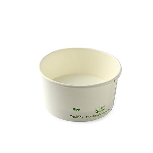 PZ 250 Coppette in carta colore bianco 80 cc per gelato
