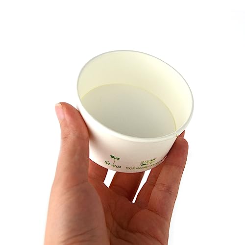 PZ 250 Coppette in carta colore bianco 80 cc per gelato