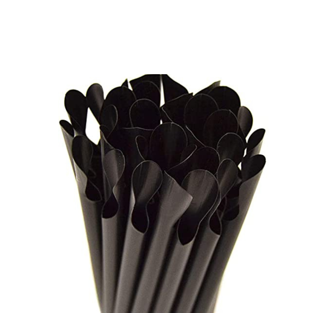 pz 250 cannucce PLA con cucchiaio BIO-ECO da 21 cm per granita, frappen e smoothie