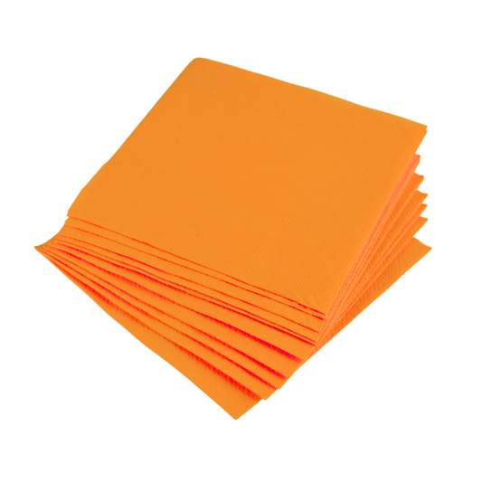 Pz 100 tovaglioli 25x25 in pura cellulosa 2 veli per ristoranti, cocktail bar, aperitivi e feste