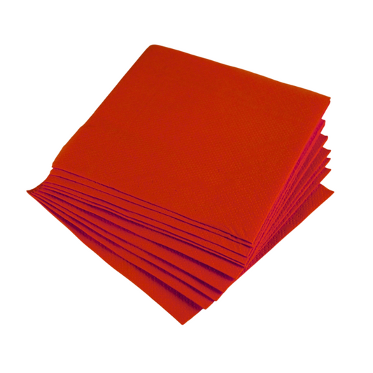 Pz 100 tovaglioli 25x25 in pura cellulosa 2 veli per ristoranti, cocktail bar, aperitivi e feste