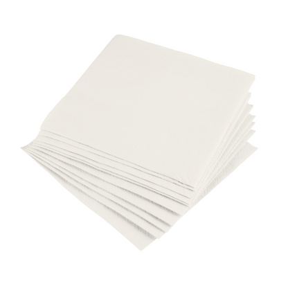 Pz 100 tovaglioli 25x25 in pura cellulosa 2 veli per ristoranti, cocktail bar, aperitivi e feste