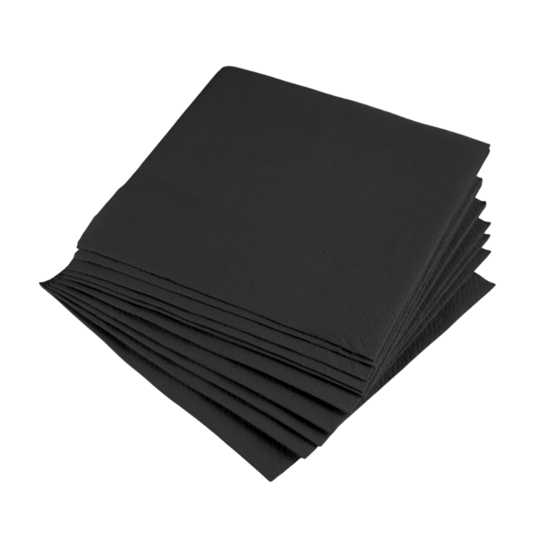Pz 100 tovaglioli 25x25 in pura cellulosa 2 veli per ristoranti, cocktail bar, aperitivi e feste