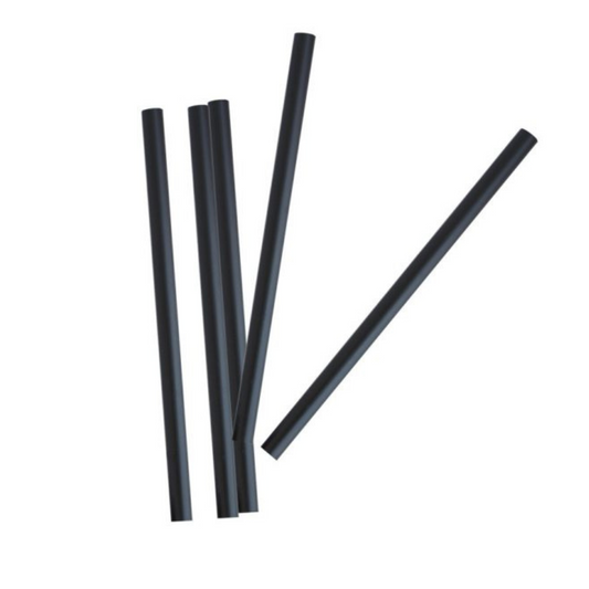 pz 250 cannucce PLA con cucchiaio BIO-ECO da 21 cm (6 mm Diametro) per cocktail, granita, succo e smoothie