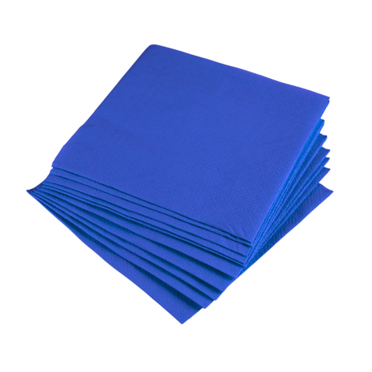 Pz 100 tovaglioli 25x25 in pura cellulosa 2 veli per ristoranti, cocktail bar, aperitivi e feste